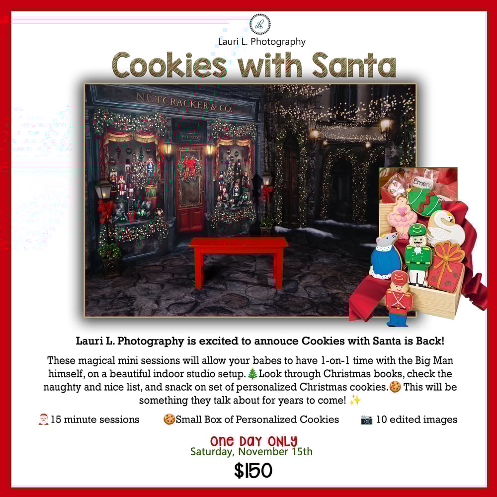 Image of Cookies with Santa - 11/15/25