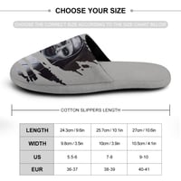 Image 19 of Koffee Slippers N' Kreme Spooky Solemates Cotton Mens Womens Slippers