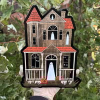 Image 3 of haunted house wall hangings 