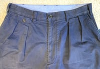 Image 2 of Beams Plus + pleated cotton chino pants, made in Japan, size M (fits 31”)
