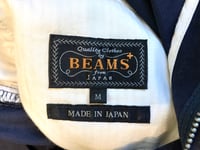 Image 4 of Beams Plus + pleated cotton chino pants, made in Japan, size M (fits 31”)