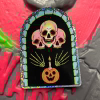 mysterious doorway sticker