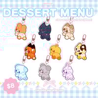 Image 1 of [PRE-ORDER] ZEROBASEONE ZERONI BUTT ACRYLIC KEYCHAINS