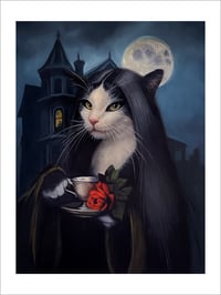 "Morticia Cattams" Print