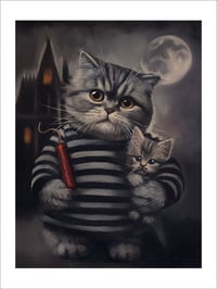 "Pugsley and Pubert Cattams" Print