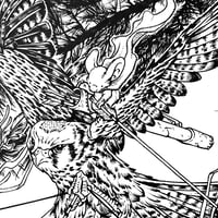 Image 3 of Guardmouse on a Kestrel Original Art