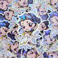 Zoey Holographic Vinyl Sticker
