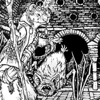 Image 3 of Darkheather Weasel & Bat Original Art