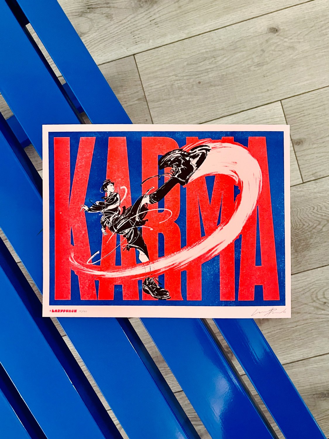 M】SKZ HAN — KARMA (RISO PRINT) | LAZYPUNCH