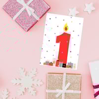 Image 4 of First Birthday Card