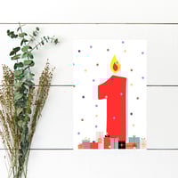 Image 5 of First Birthday Card