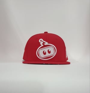 Image of Enzo’s Shed Logo Snapback Embroidered (Red)