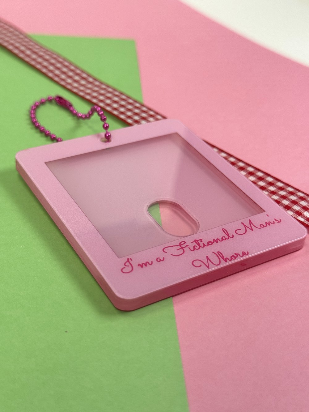 Image of I'm A Fictional Man's Whore Holder Keychain