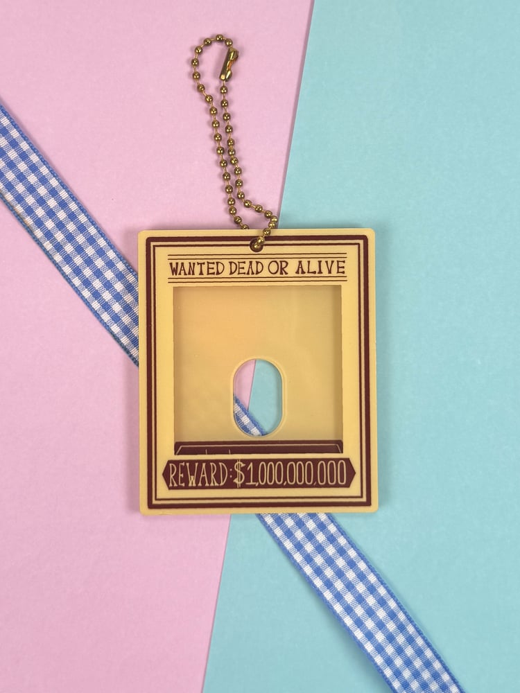 Image of Wanted Poster Holder Keychain