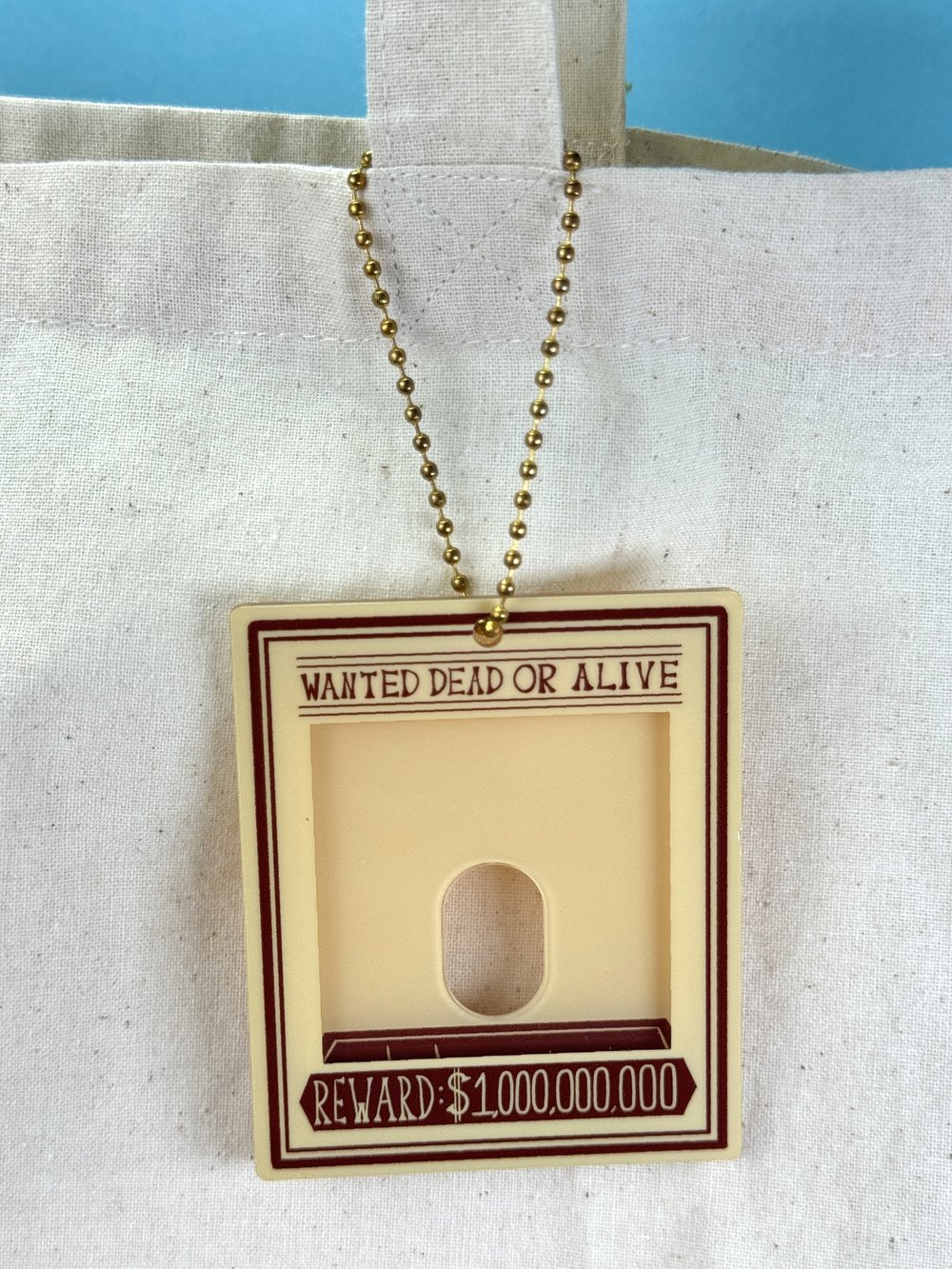 Image of Wanted Poster Holder Keychain