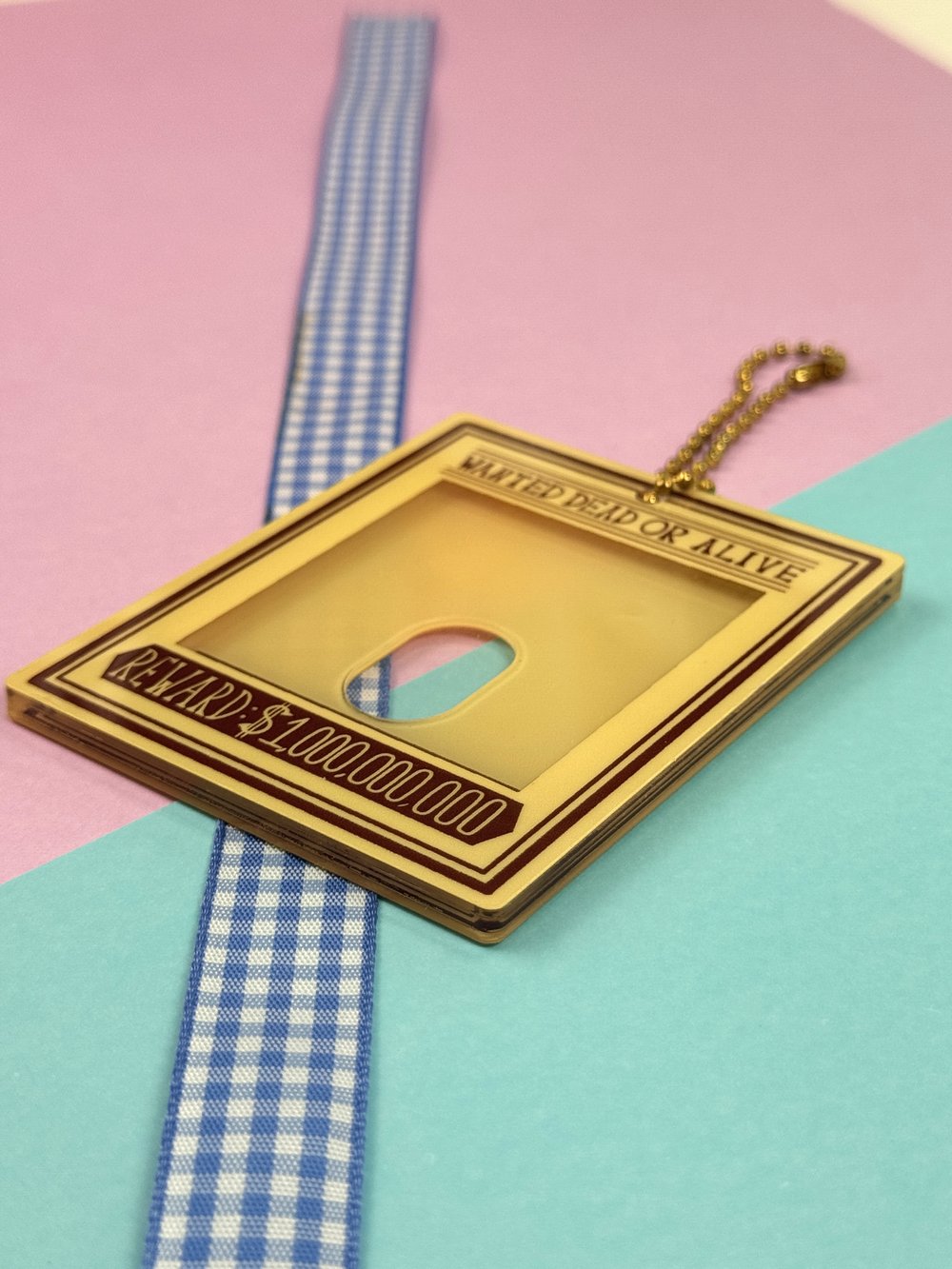 Image of Wanted Poster Holder Keychain