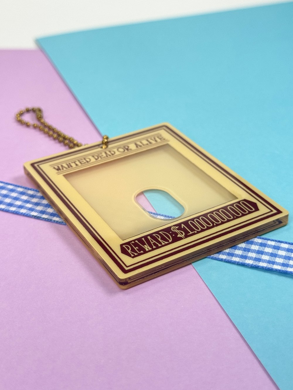 Image of Wanted Poster Holder Keychain