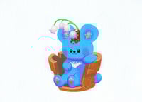 Flower Pot Bear (Painting)