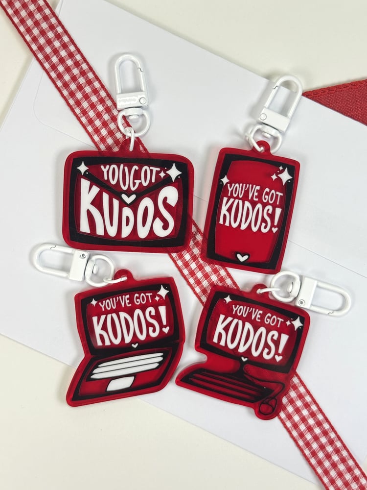 Image of You've Got Kudos Acrylic Keychain Set