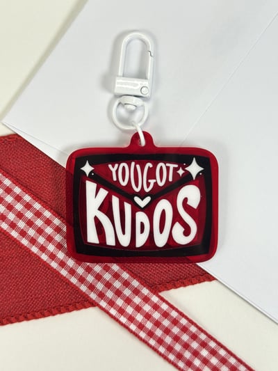 Image of You've Got Kudos Letter Acrylic Keychain