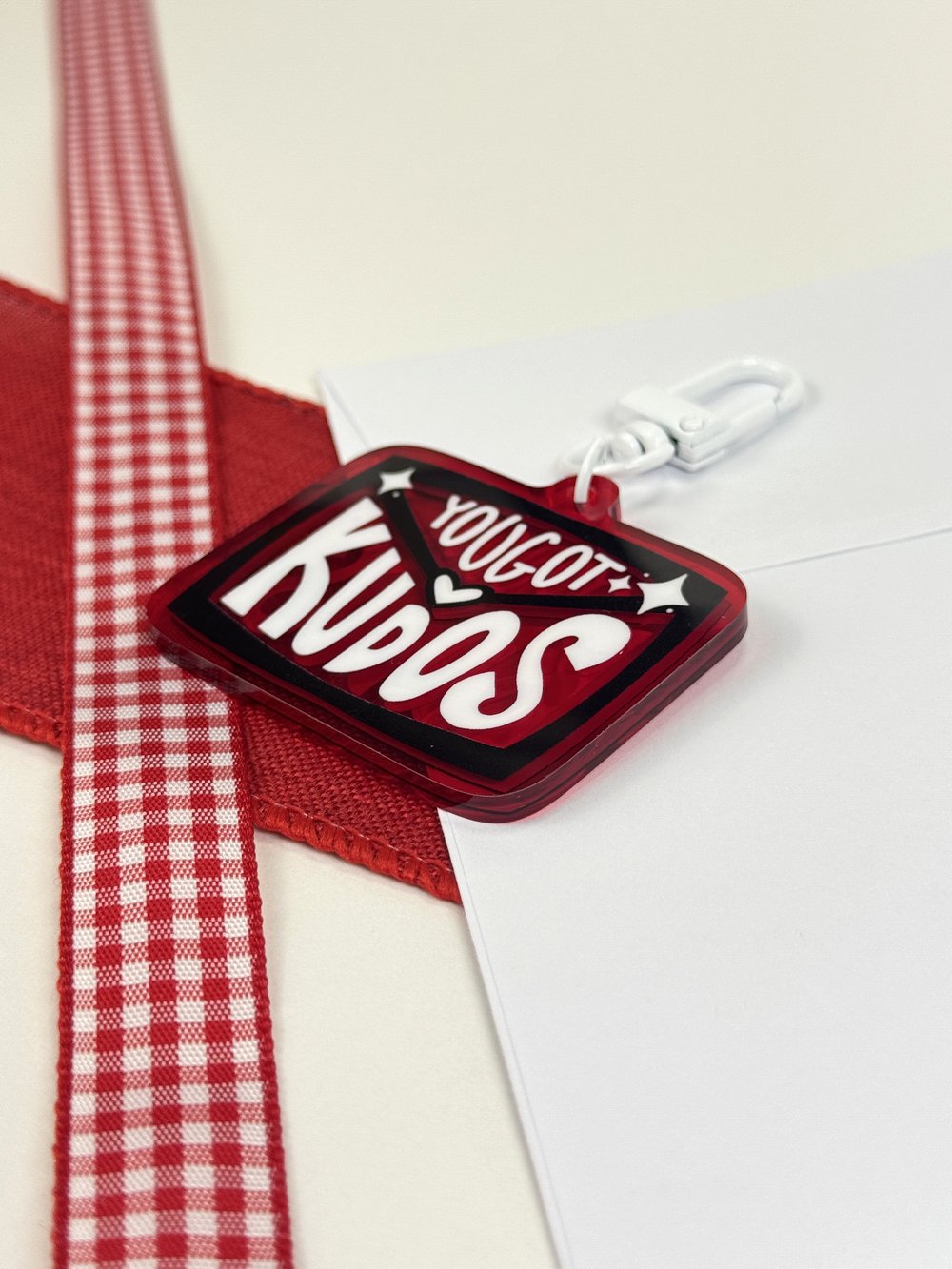 Image of You've Got Kudos Letter Acrylic Keychain