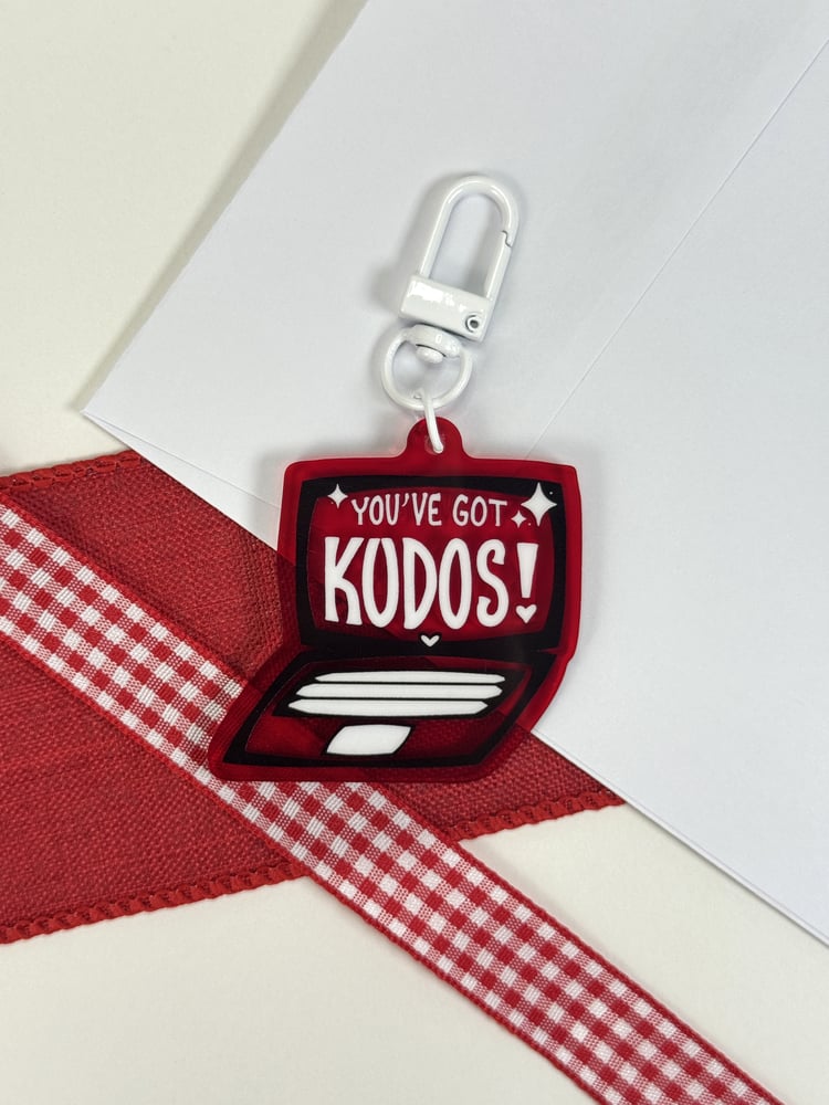 Image of You've Got Kudos Laptop Acrylic Keychain