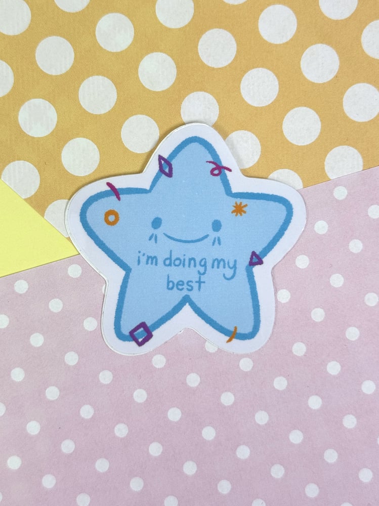 Image of I'm Doing My Best Vinyl Sticker