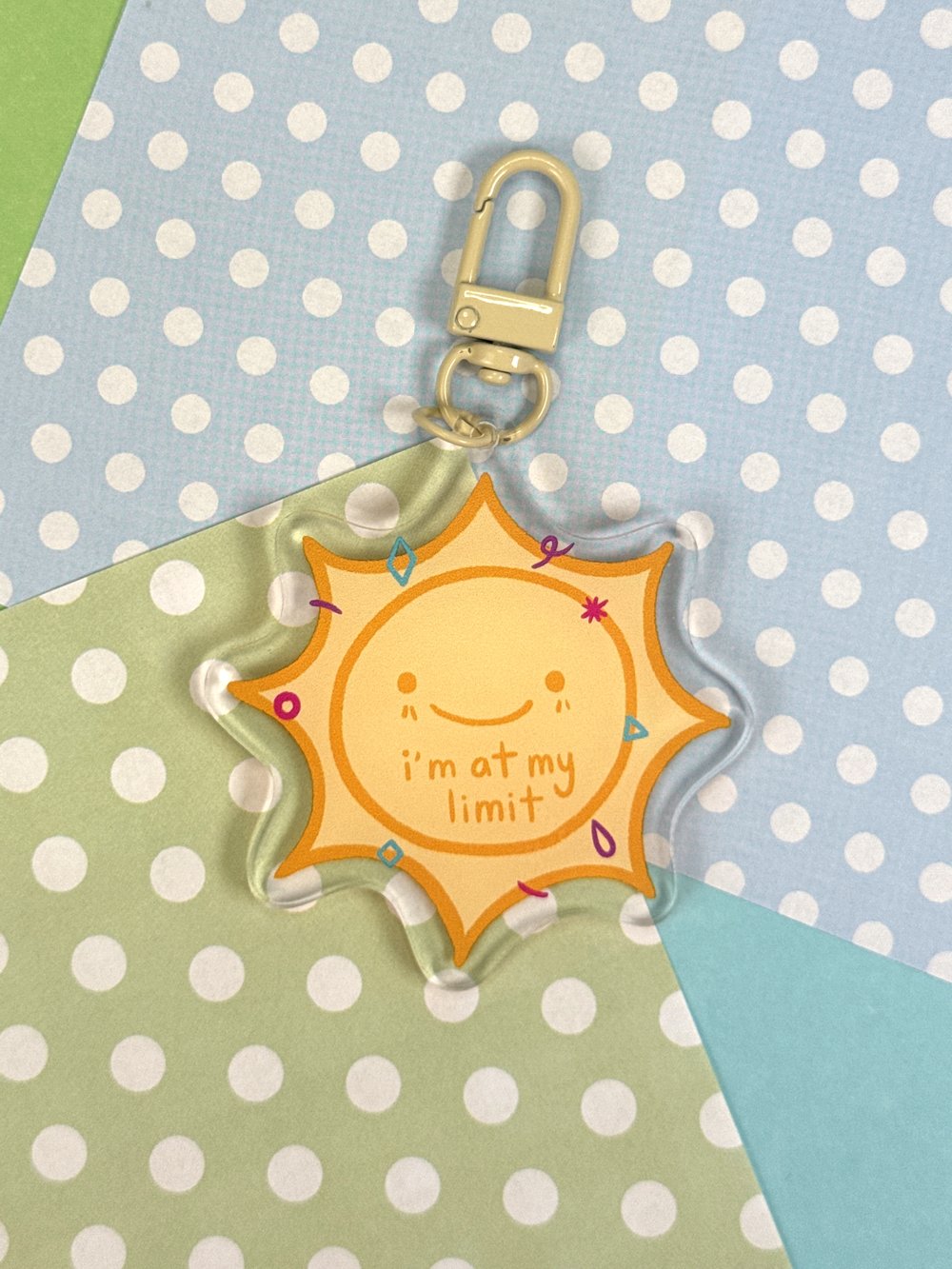 Image of I'm At My Limit Acrylic Keychain