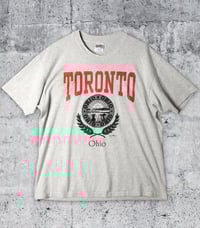 Image 1 of Toronto Ohio Single Stitch 90s T-Shirt Gray Hanes Heavy XL Made In USA