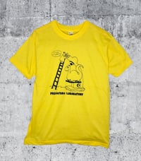 Image 1 of Prehistoric Laboratory Single Stitch 1990 T-Shirt Killer Yellow XL Made In USA 