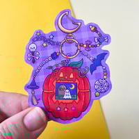 Image 2 of Halloween Tamagotchi Vinyl Sticker