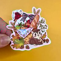 Image 2 of Autumn Apple Picking - Vinyl Sticker