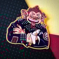 Image 2 of Punky Monkey - Vinyl Sticker