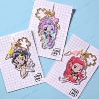 Image 1 of Huntrix Holographic Epoxy Acrylic Keychain