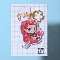 Image 3 of Huntrix Holographic Epoxy Acrylic Keychain