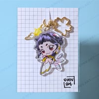 Image 4 of Huntrix Holographic Epoxy Acrylic Keychain