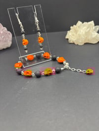 Image 2 of Skull earrings & matching bracelets 