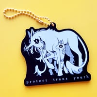 Protect Trans Youth Keychain