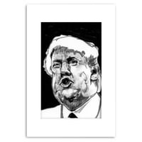 Image 2 of Donald Trump | 4x6 | Original Wild Ink 2 Drawing