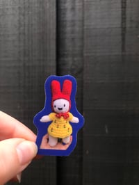 Crochet miffy sticker 