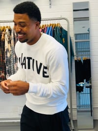 Image 2 of LA NATIVE White Crewneck 