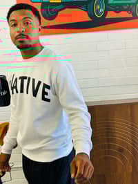 Image 6 of LA NATIVE White Crewneck 