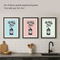 Image 1 of Gin & Roses Colours - Set of Three Prints