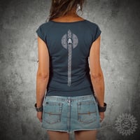 Image 2 of T-SHIRT SAYAGATA CIRCLE DENIM