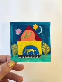 Image 2 of square miniature work on paper 