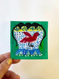 Image 1 of square miniature work on paper 