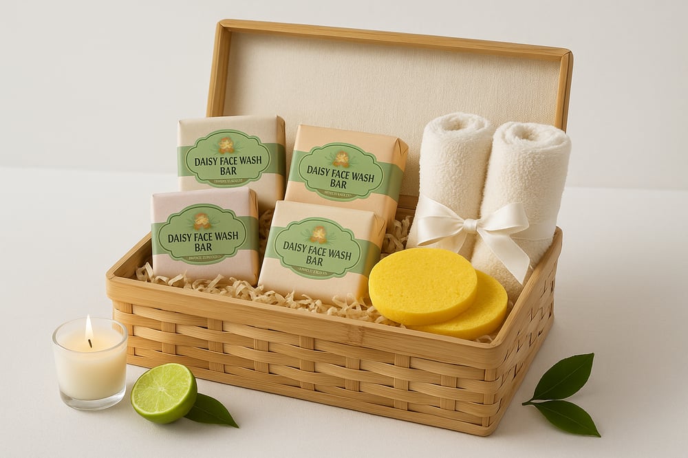 Image of Daisy face wash bar lemon