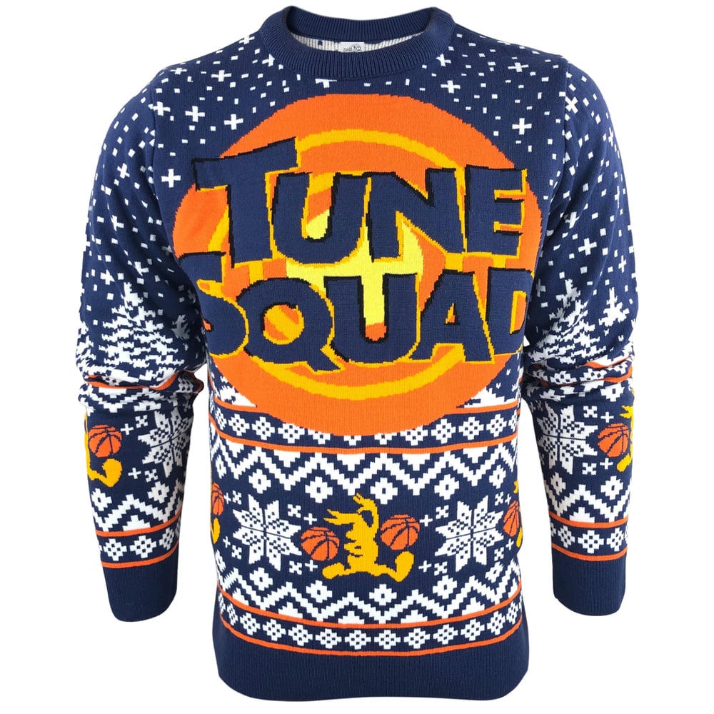 Image of Officially Licensed Navy Space Jam Knitted Jumper