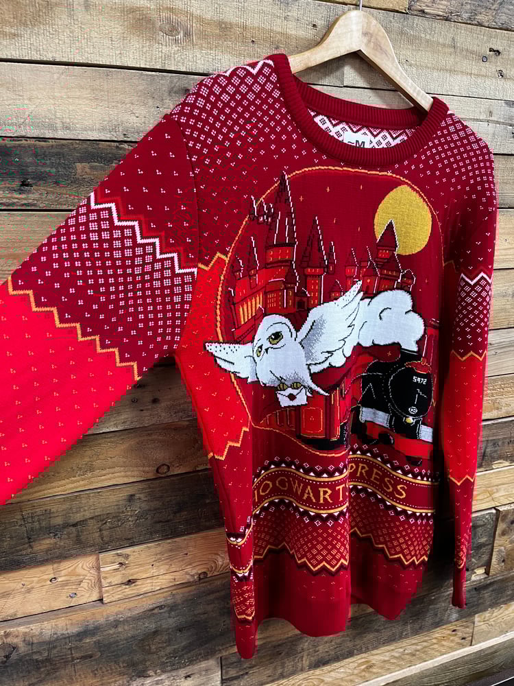 Image of Officially Licensed Hogwarts Train Knitted Jumper