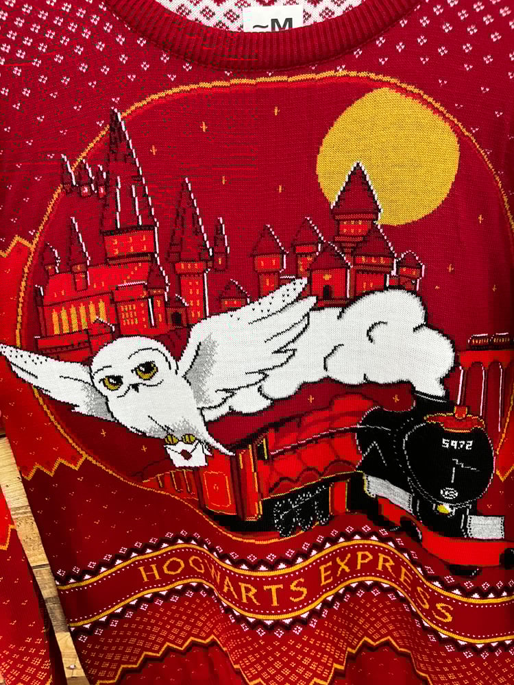 Image of Officially Licensed Hogwarts Train Knitted Jumper